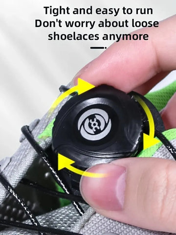 Automatic Shoelaces Without Ties Install Simple Swivel Buckle Laces Thick Rope Tennis Sneakers Shoelace Shoe Accessories