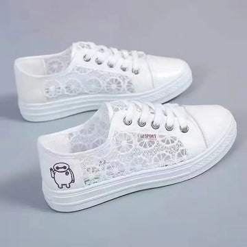 Women's Casual Light Weight Soft Soled Flat Bottomed Fashion Able Breathable Casual Shoes