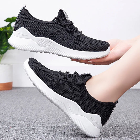 Woman Sports Sneakers Lady Athletic Running Shoes Female Gym Casual Shoes Girls Breathable Leisure Outdoor Walking Camping Shoes
