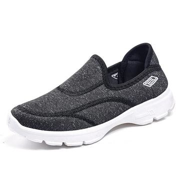 Women's Sports Shoes Woman Fashion Walking Shoes Elderly Casual Shoes Slip on Jogging Running Round Toe Mesh Sneakers for Mother