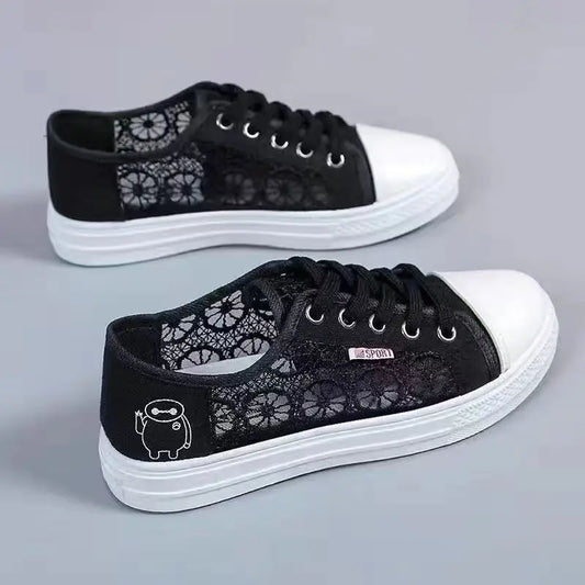 Women's Casual Light Weight Soft Soled Flat Bottomed Fashion Able Breathable Casual Shoes