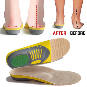 Upgrade Orthotic Gel Insoles Orthopedic Flat Foot Health Sole Pad for Shoes Insert for Plantar Fasciitis Feet Care Insoles