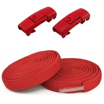 8mm No Tie Elastic Laces Without Tie Shoe Laces Press Lock Shoelaces Sneaker Elastic Lace Sneaker Kids Adult Flat Shoelace