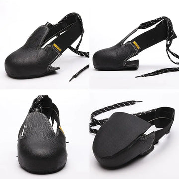 Multipurpose Anti-smashing Steel Toe Shoes Covers Cowhide Slip-resistant Safety Footwear Overshoes Unisex Shoe Toe Cap Visitors