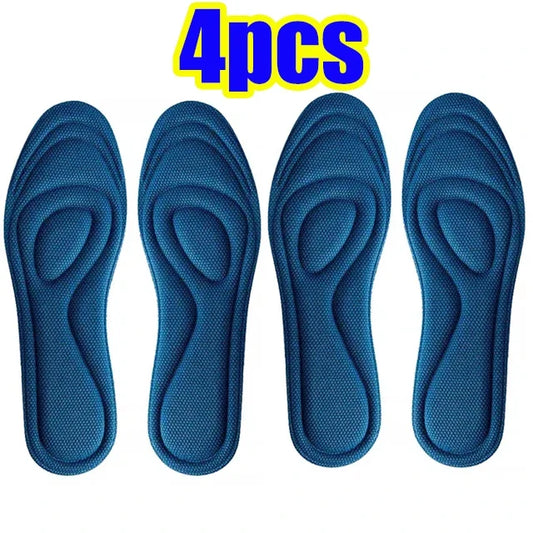 Unisex Memory Foam Orthopedic Insoles For Shoes Antibacterial Deodorization Sweat Absorption Insert Sport Shoes Running Pad