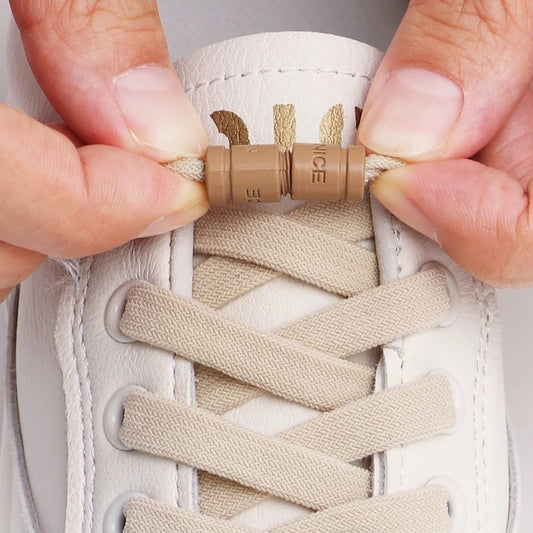New 1 Pair Elastic Laces Without Ties Capsule Buckle Shoelace Sneakers Flat Shoe No Tie Shoelaces Kids Adult Shoes Accessories