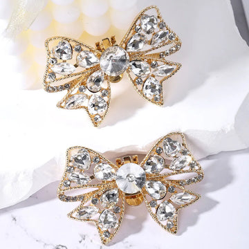 1Pc Shiny Shoes Clips Women High Heel Rhinestone Wedding Bride Shoes Charm Buckle Decorations Jewelry Shoes Accessories