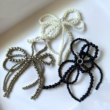 Shoelace Decorative Buckle Handmade Shoes Clip Lace Pearl Bead Bowknot Shoe Charms For Sneaker Bag Key Chain Pendant Accessories