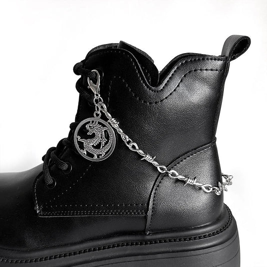 1Pcs Hollow Out Heart Star Charms Shoe Chains Martin Boots Canvas Shoes Buckles Decoration Y2k Shoes Accessories