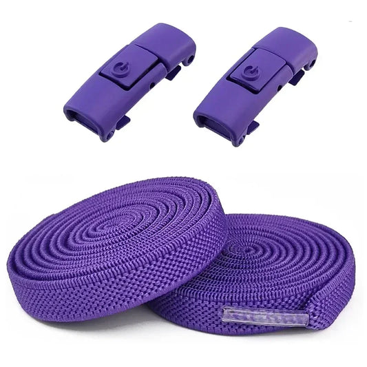 8mm No Tie Elastic Laces Without Tie Shoe Laces Press Lock Shoelaces Sneaker Elastic Lace Sneaker Kids Adult Flat Shoelace