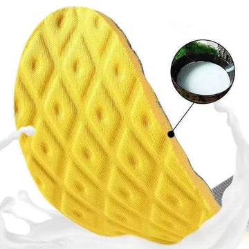 Latex Memory Foam Insoles for Sports Soft Foot Support Shoe Pads High Elastic Orthopedic Sport Insole Feet Care Insert Cushion