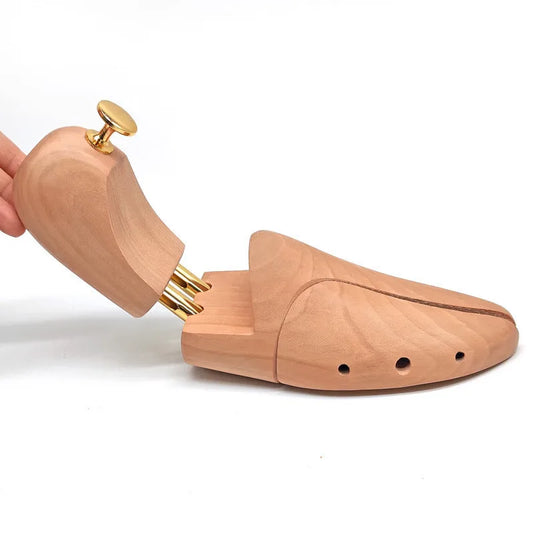 Shoe Stretcher Wooden Shoes Tree Shaper Rack Pine Wood Shoe Tree Adjustable Flats Pumps Boots Expander Trees For Man Women