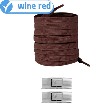 Elastic Laces Sneakers Press Lock Shoe laces without ties Kids Adult 8MM Width Rainbow No Tie Shoelaces for Shoes Accessories