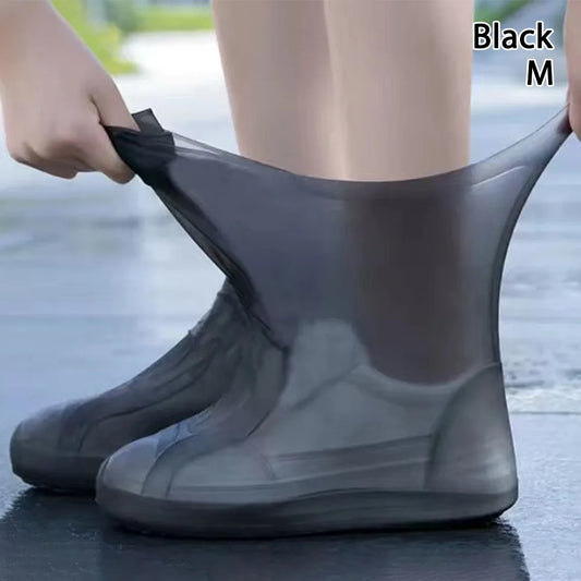 Walking Shoes Latex Shoe Covers Waterproof Shoes Protectors Rain Shoe Cover Reusable Thickened Overshoes Outdoors