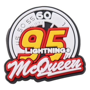 1Pcs Lightning McQueen Flo Boys Favorite Sandals Shoe Buckle Charms Disney Cars Decorations DIY X-mas Gift