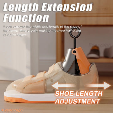 Repacego 1/2Pcs Shoe Stretcher Shoe Trees Universal Unisex Women Men Adjustable Length Width high top Expander Extender Keeper