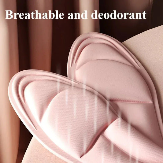 5D Sport Insoles for Shoes Women Men Memory Foam Deodorant Breathable Cushion Running Insoles for Feet Care Orthopedic Insole