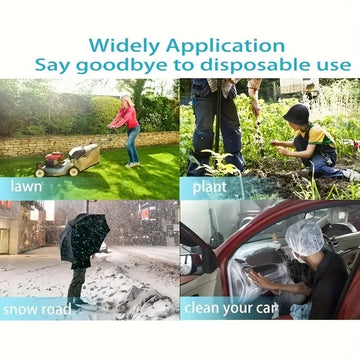 1 Pair Waterproof  Shoe Covers High Elastic Unisex Outdoor Sport Rain Boots Reusable Boot Protectors Cycling Equipment