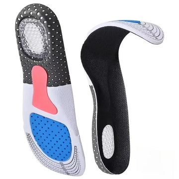 Orthopedic Insoles for Man Women Memory Foam Cushion Gel Insole Silicone Arch Support Pads Sport Shoe Pad Soft Running Insert