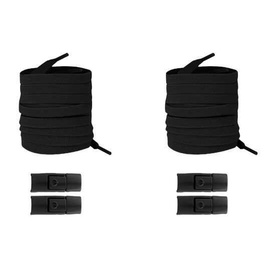 New Press Lock Shoelaces Without ties Gradient Flats Elastic Laces Sneakers Kids Adult No Tie Shoe laces for Shoes Accessories